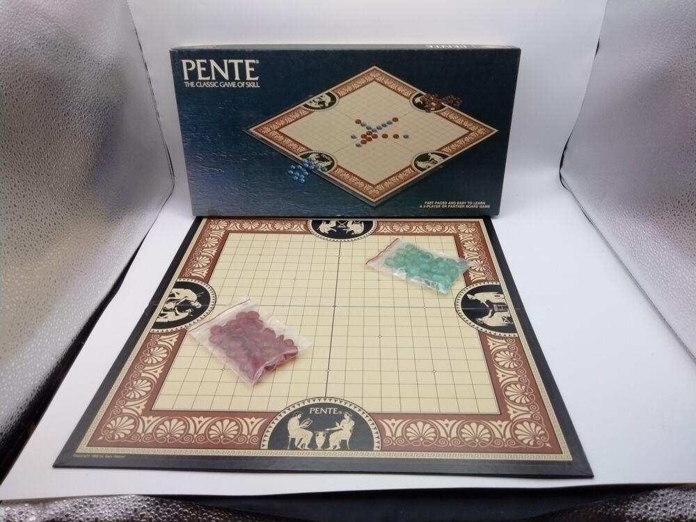 Vintage Pente Board Game The Classic Abstract Game of SKILL No 201 1982